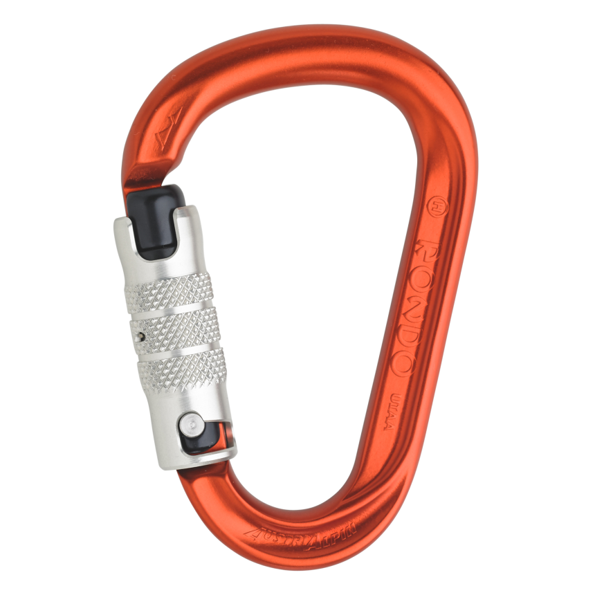 Karabiner Rondo HMS 3-Wege, rot 