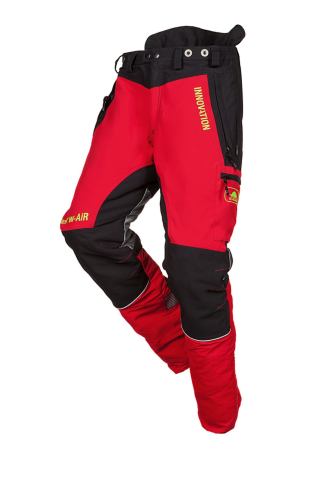 Schnittschutzhose Forest W-AIR, rot/schwarz, Regular, Gr. 2XL