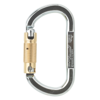 Karabiner Asymm oval XL Stahl