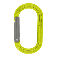 Materialkarabiner XSRE lime